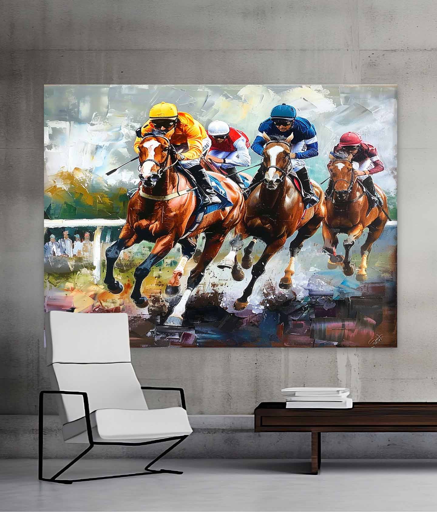 Contemporary Horse Art HA021 - Lamp Copper