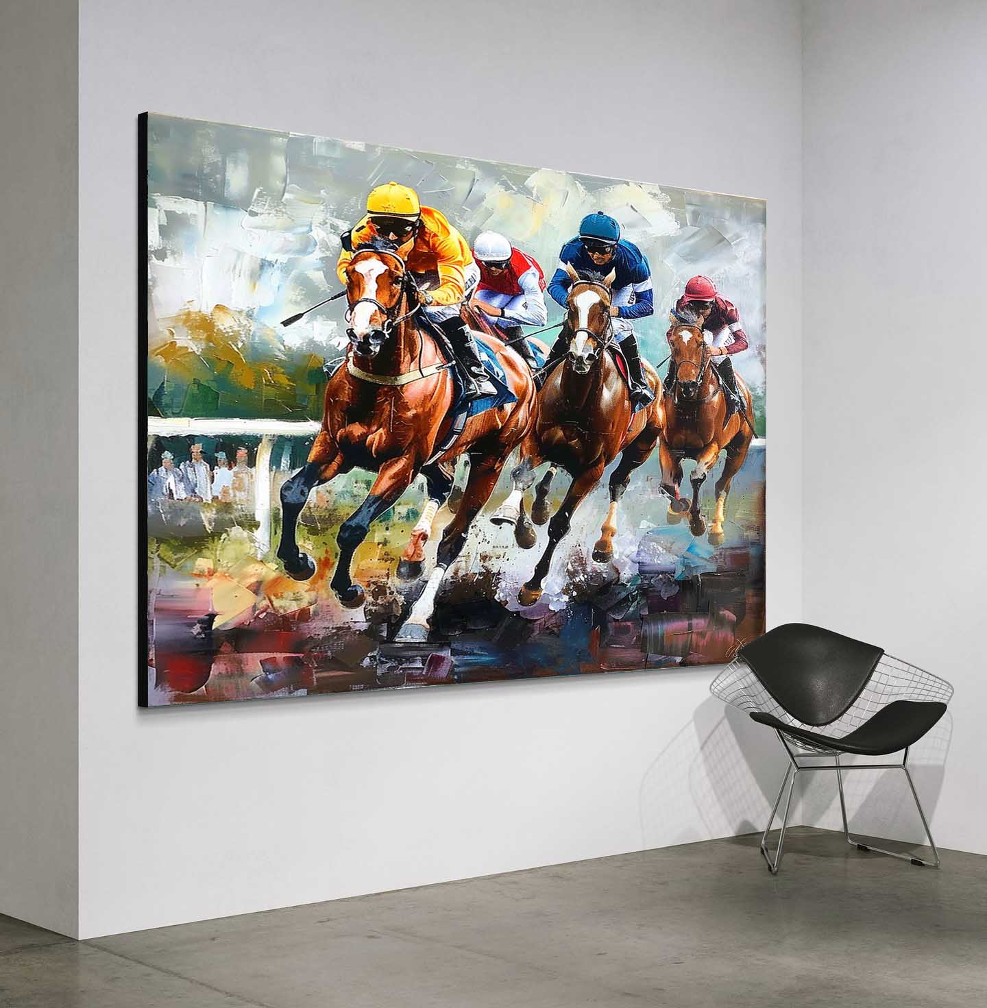 Contemporary Horse Art HA021 - Lamp Copper