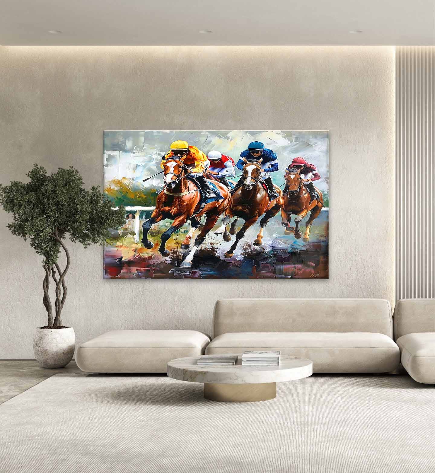 Contemporary Horse Art HA021 - Lamp Copper