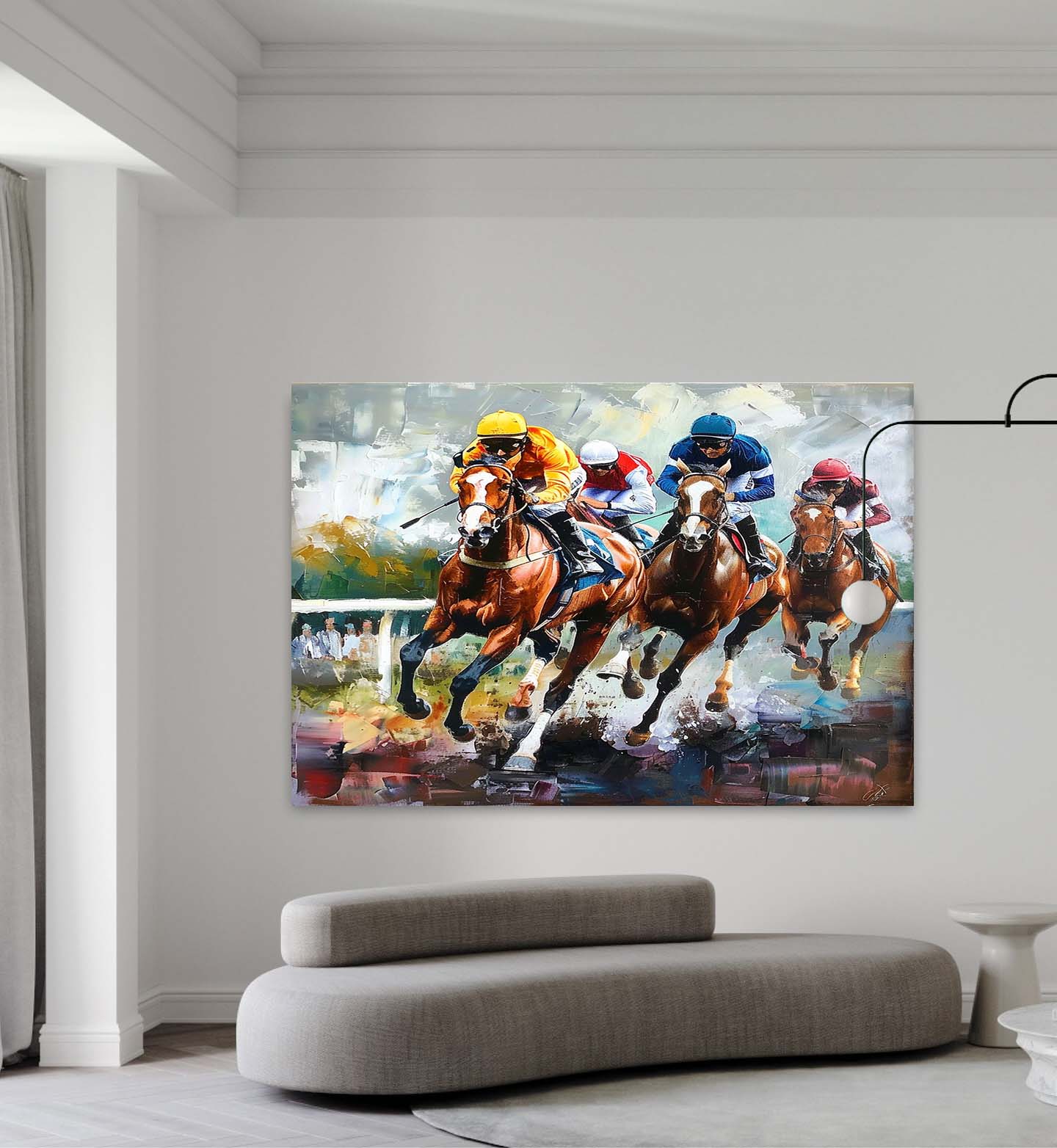 Contemporary Horse Art HA021 - Lamp Copper