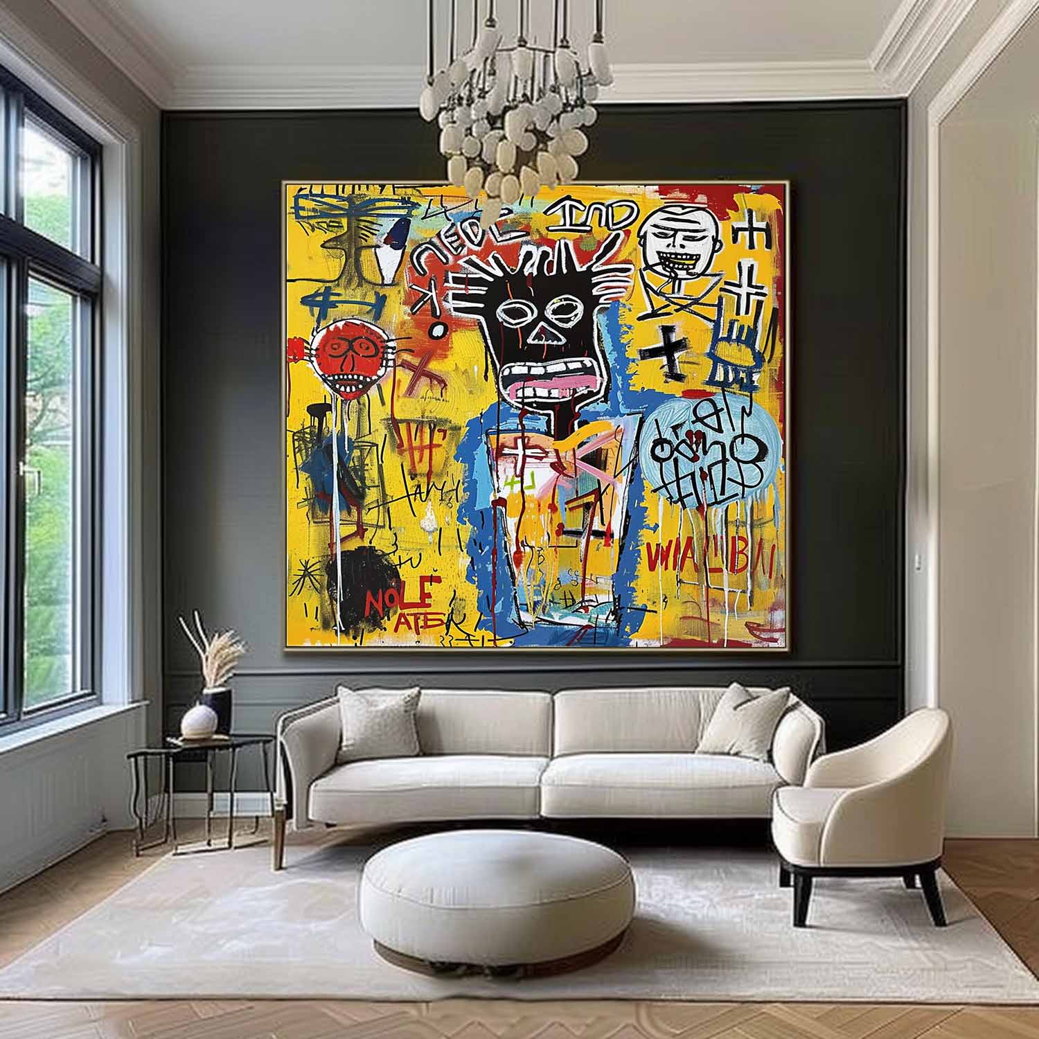 Fuffy Abstract Graffiti Art - Lamp Copper