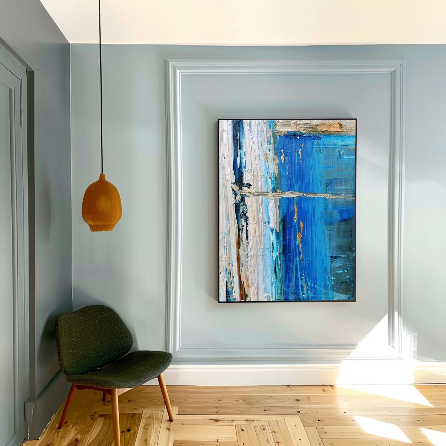 COLORFUL PAINTING CA235 - Lamp Copper