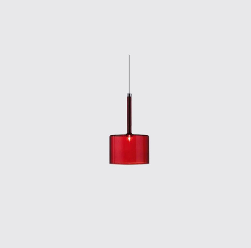 Valentina Minimalist Modern Glass LED Pendant Light, 3 Style - Lamp Copper