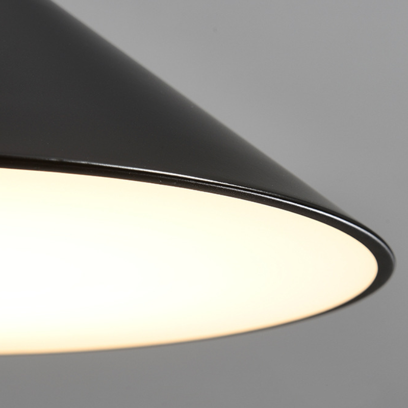 Aria Vintage Umbrella Monochrome Pendant Light - Lamp Copper