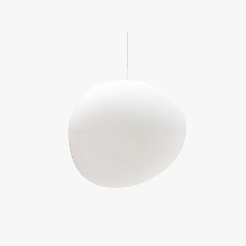 Elun Sleek Minimalist Floating Egg-shaped Glass Pendant Light - Lamp Copper