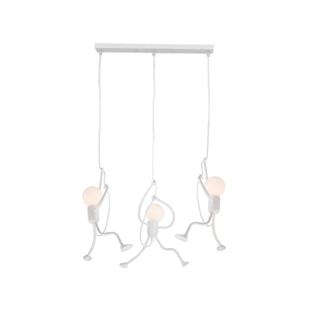 Miro Retro Modern Iron Man Pendant Light, Black - Lamp Copper