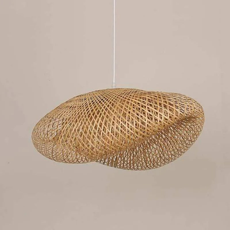 Rinwa Natural Pendant Light for Dining Room/Kitchen Island, Bamboo - Lamp Copper
