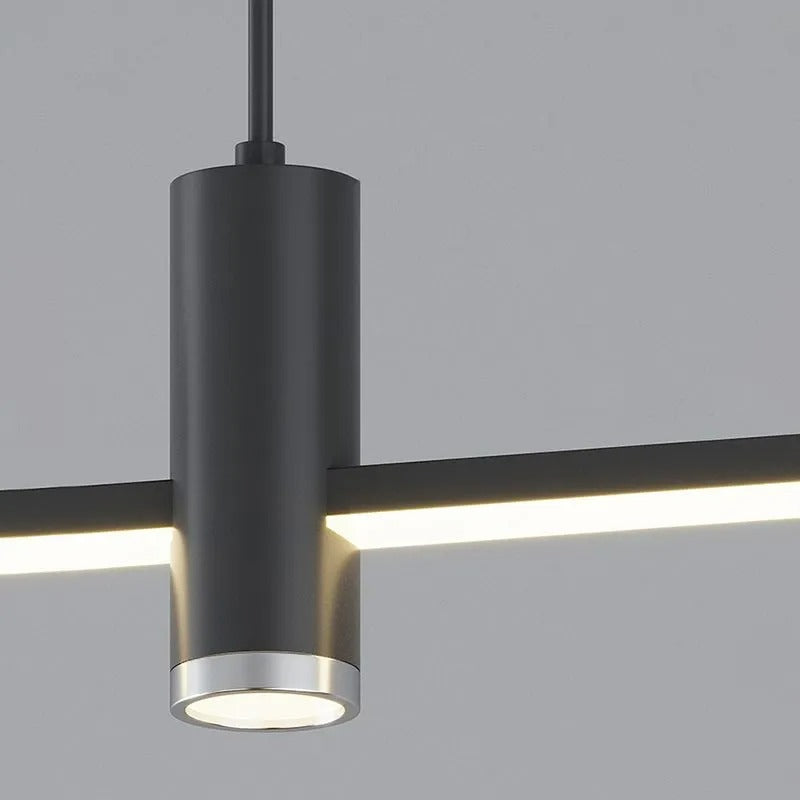 Prym Pendant Light Modern Linear Dining Room - Lamp Copper