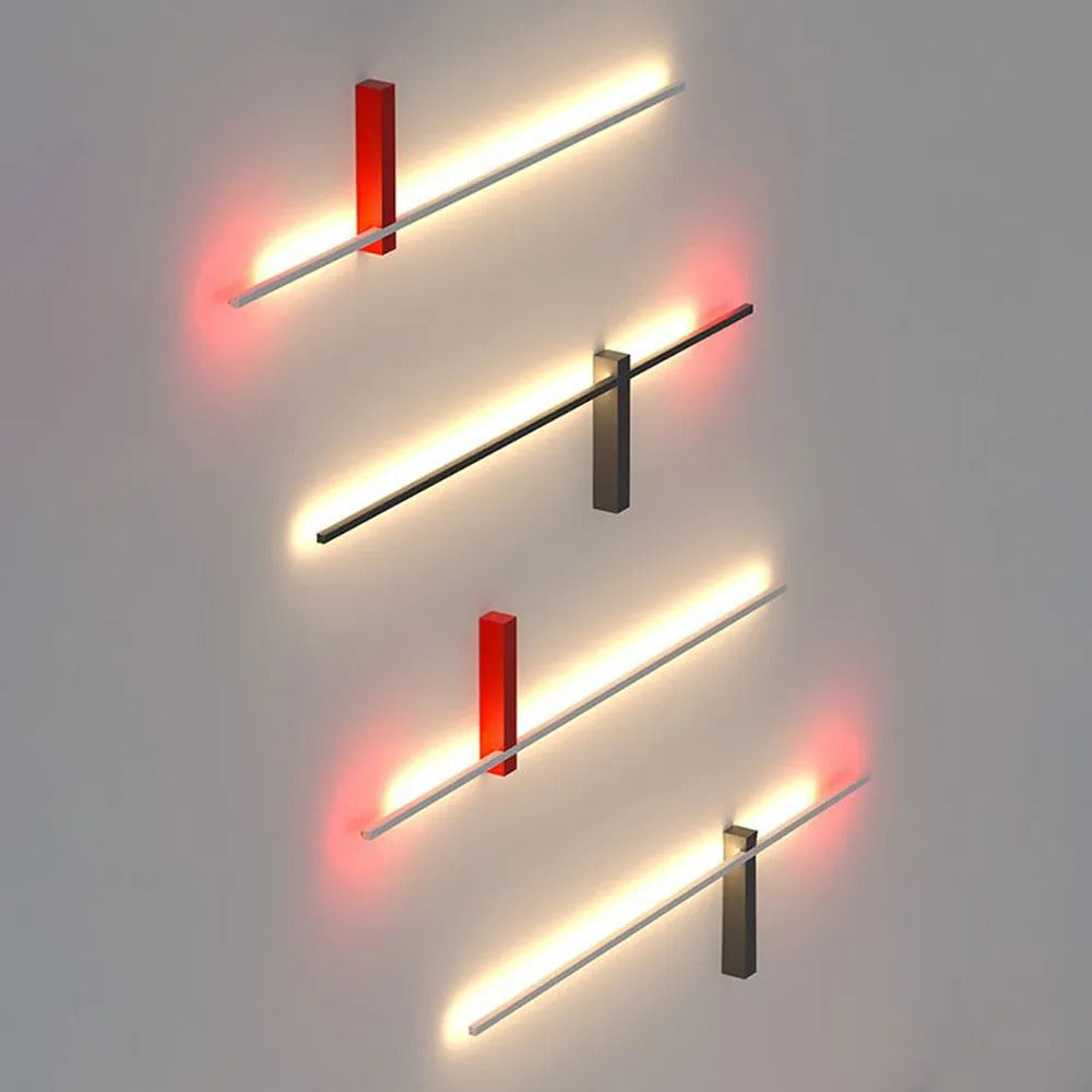 Arisha Minimalist Linear Wall Lamp Multi-Color Linear - Lamp Copper
