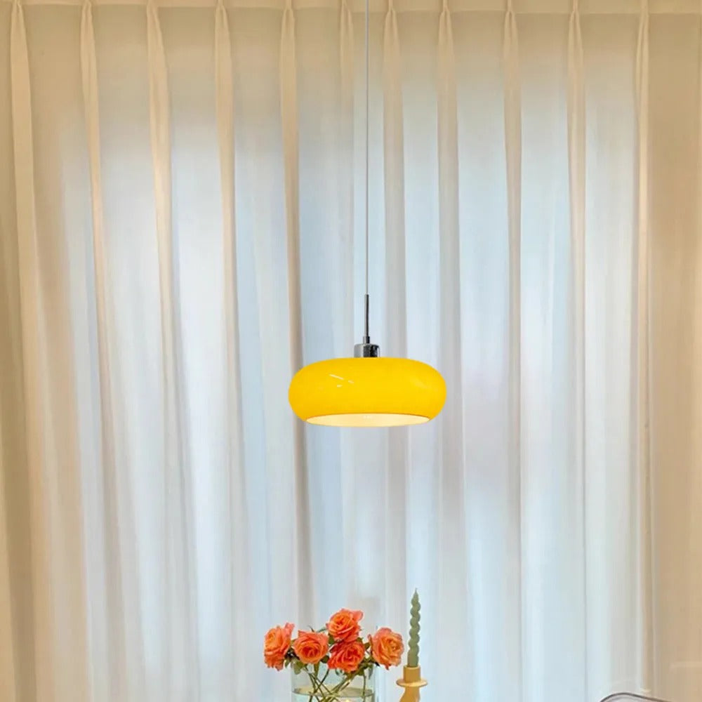 Charlotte Glass Pendant Light - Lamp Copper