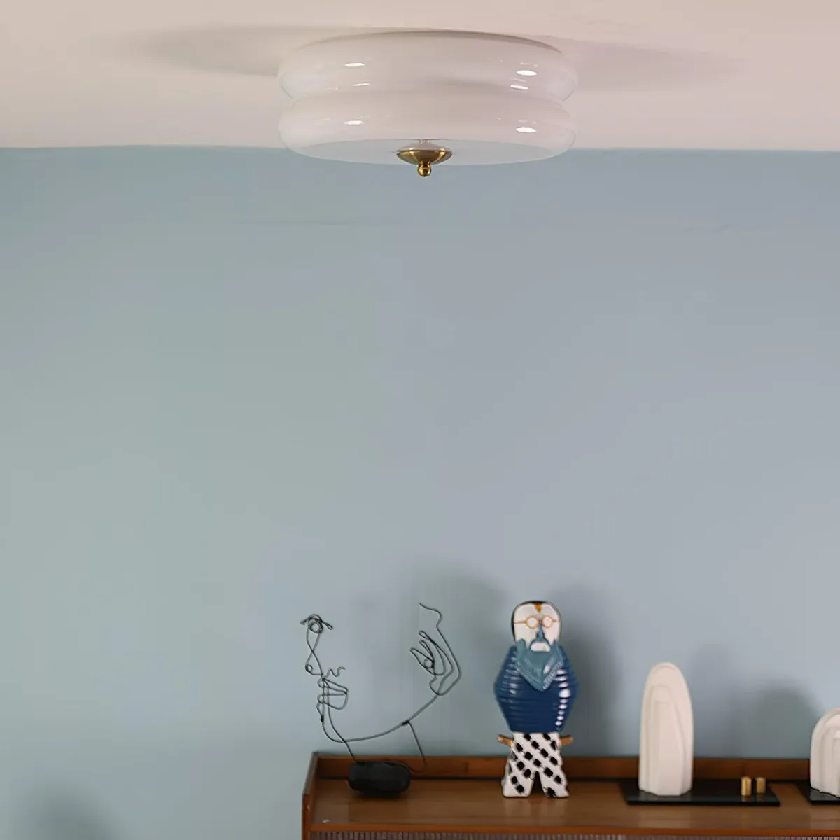 Candy Flush Mount Ceiling Light Two Layer - Lamp Copper