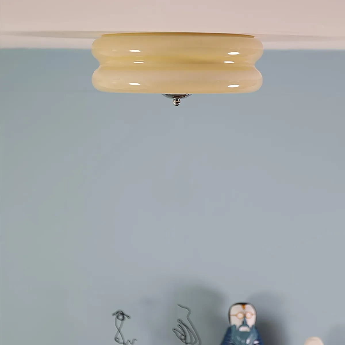 Candy Flush Mount Ceiling Light Two Layer - Lamp Copper