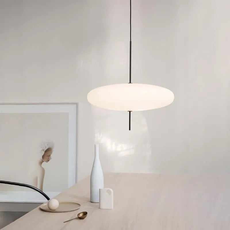 Quor Nordic Modern Oval Single Pendant Light - Lamp Copper