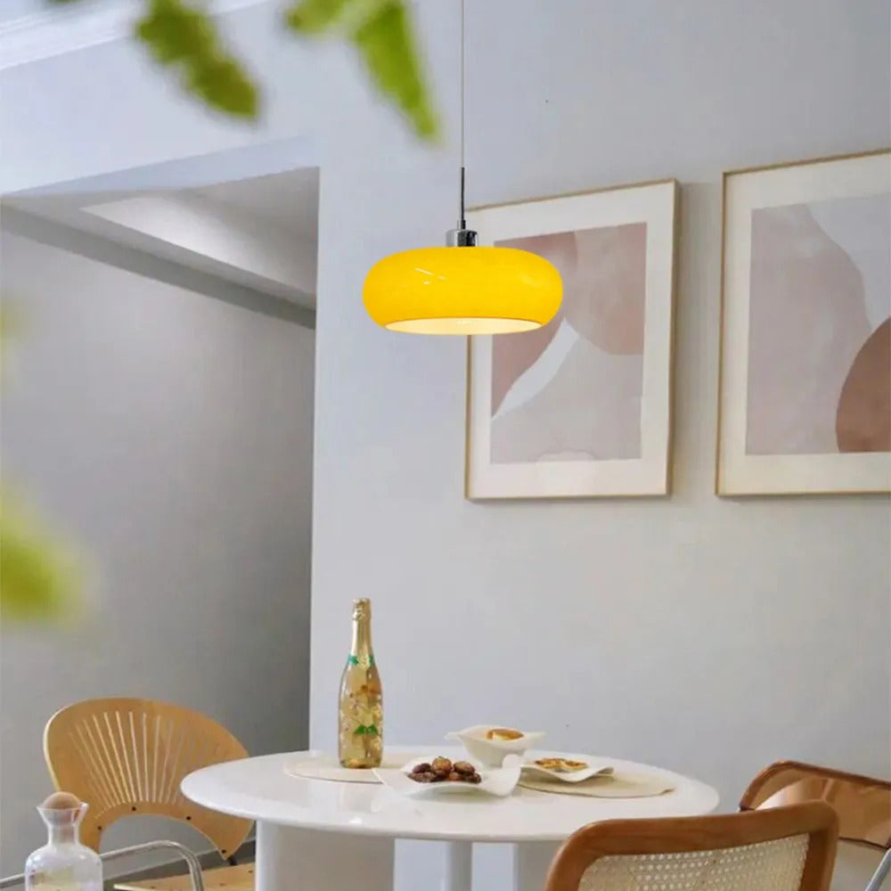 Charlotte Glass Pendant Light - Lamp Copper