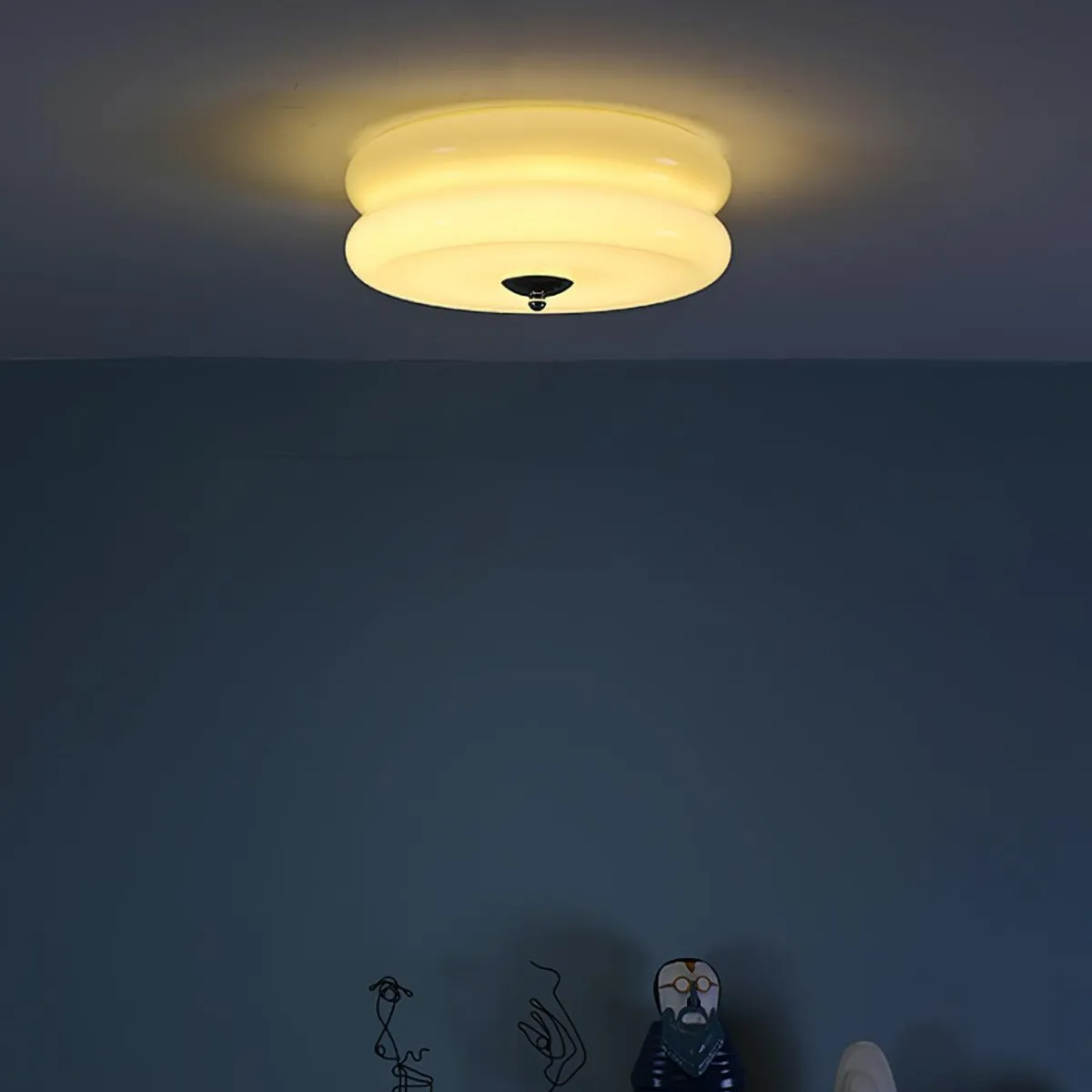 Candy Flush Mount Ceiling Light Two Layer - Lamp Copper