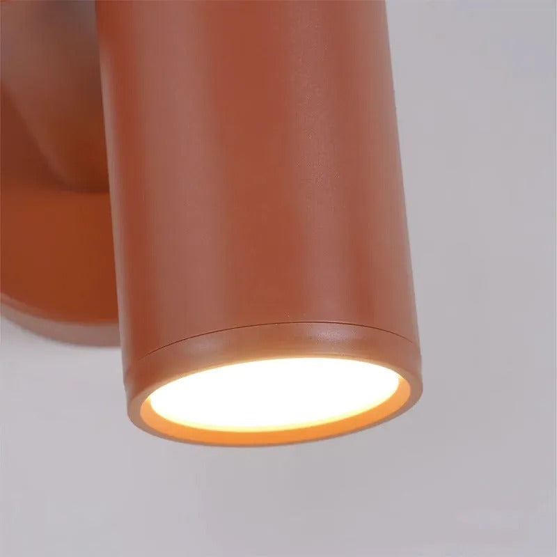 Arisha Wall Lamp U-shaped Design LED Metal, Black/Blue/Gray/Red, Bedroom - Lamp Copper
