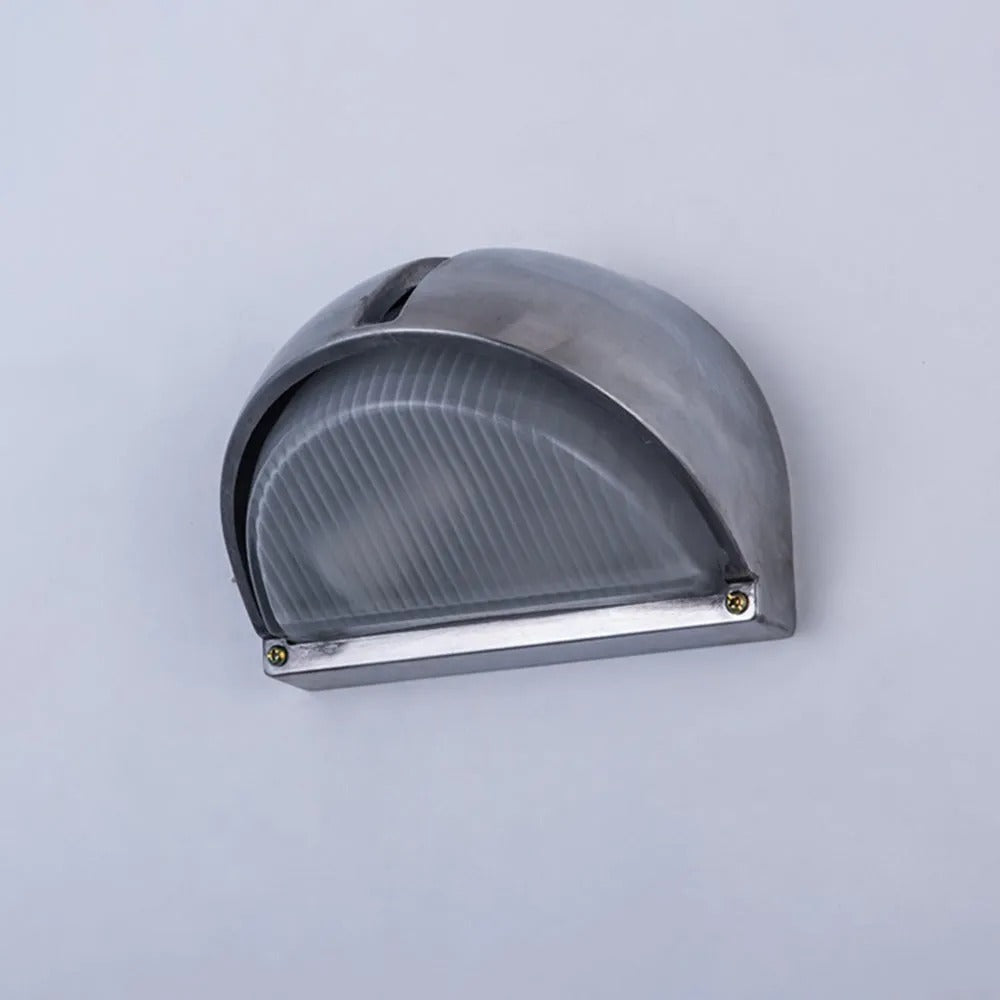 Wyre Wall Lamp Geometric Modern Metal Glass Outdoor - Lamp Copper
