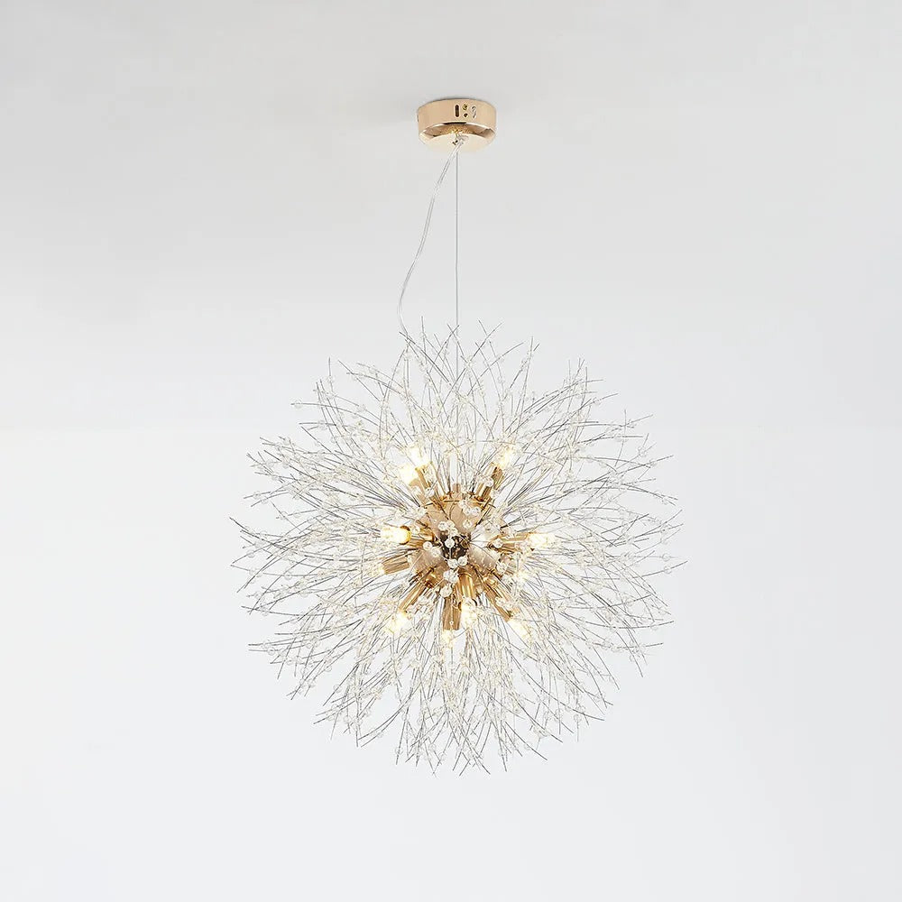 Kalia Vintage Pendant Light Dandelion firework - Lamp Copper