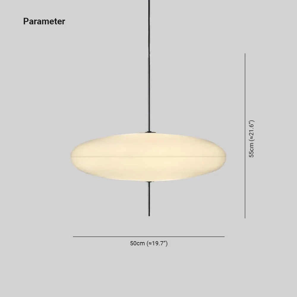 Quor Nordic Modern Oval Single Pendant Light - Lamp Copper