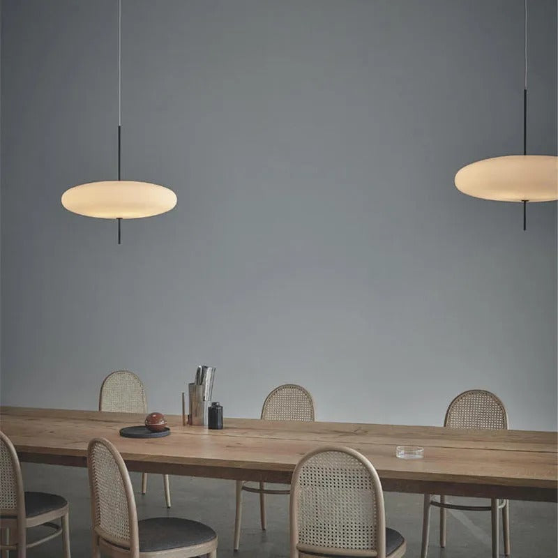 Quor Nordic Modern Oval Single Pendant Light - Lamp Copper