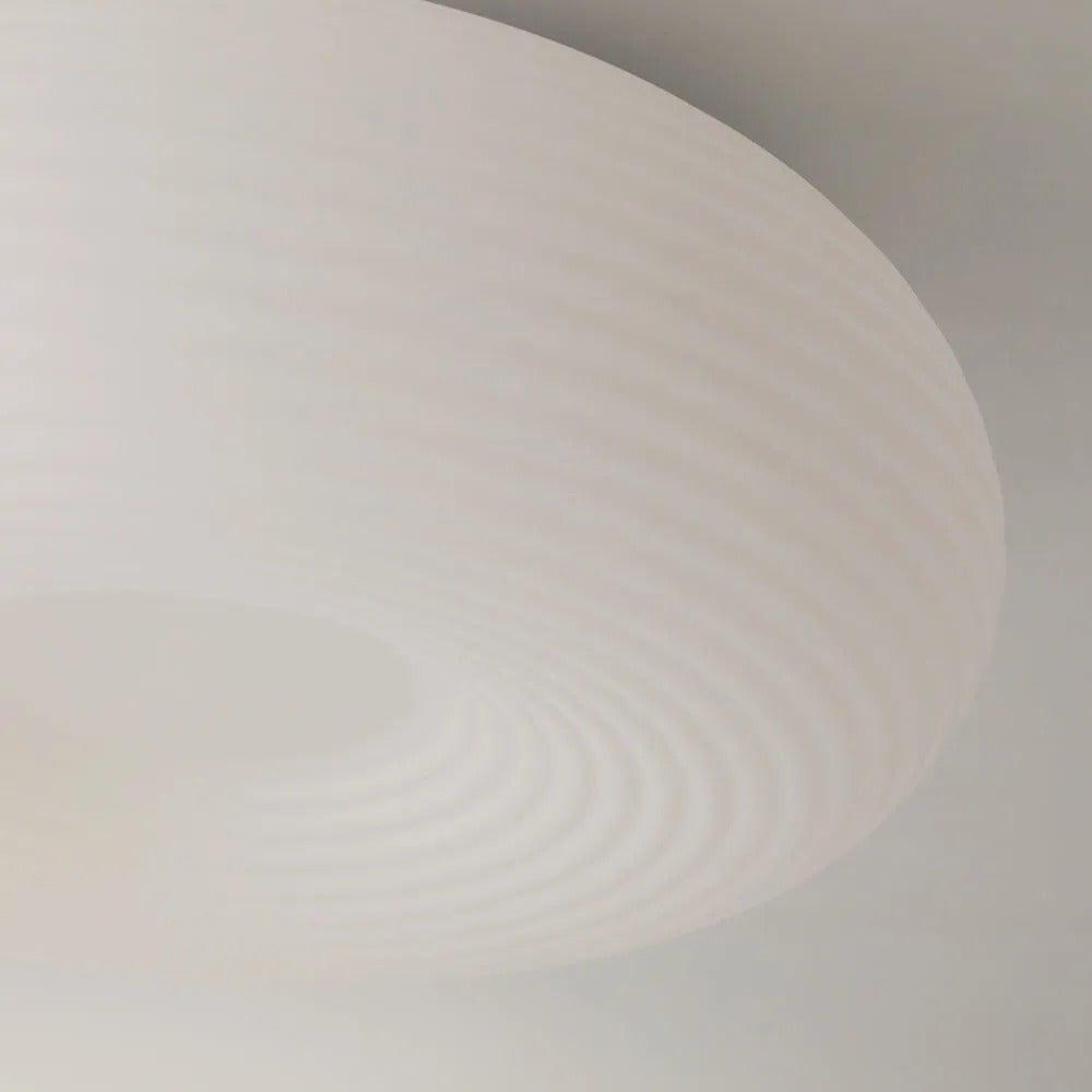 Arisha Flush Mount Ceiling Light Modern, Metal/Acrylic, White, Bedroom - Lamp Copper