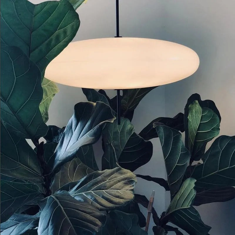 Quor Nordic Modern Oval Single Pendant Light - Lamp Copper