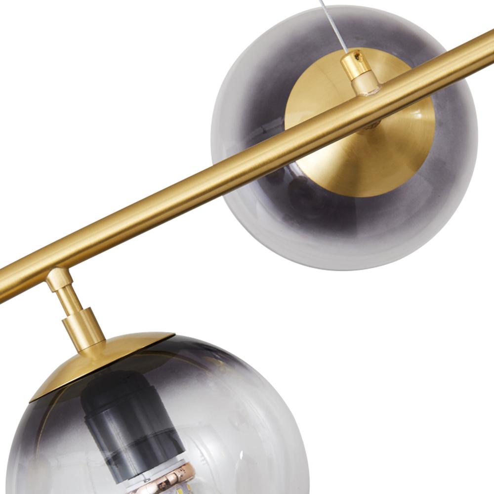 Alskad Linear Glass Chandelier - Lamp Copper