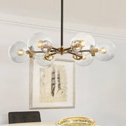 Kvennulix Mid-century Sputnik Metal Chandelier - Lamp Copper