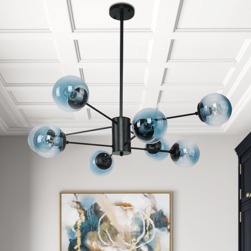 Ulfhedn Sputnik Metal Light Chandelier - Lamp Copper