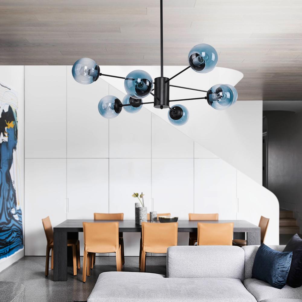 Ulfhedn Sputnik Metal Light Chandelier - Lamp Copper