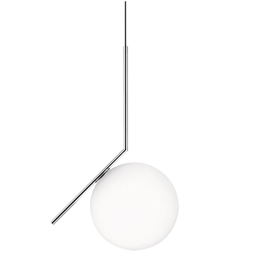 Blikuva Modern Globe Opal Glass Pendant Light - Lamp Copper