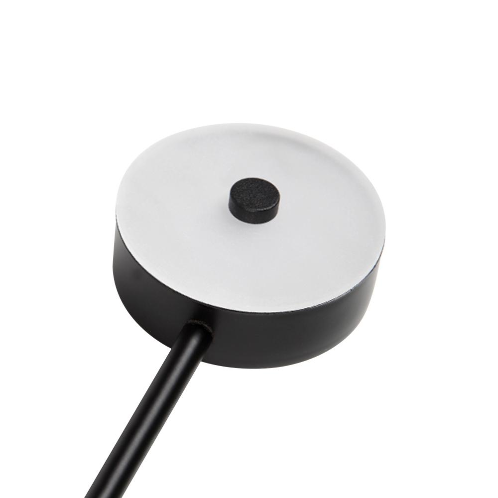 Gloruvya Contemporary Black LED Metal Wall Light - Lamp Copper