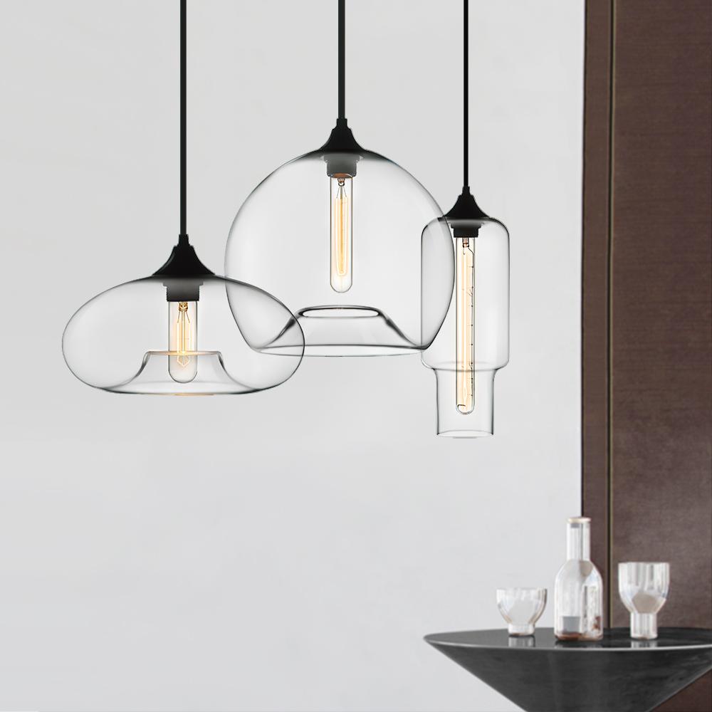 Mjolkulix Linear Glass Pendant Light - Lamp Copper