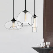 Mjolkulix Linear Glass Pendant Light - Lamp Copper