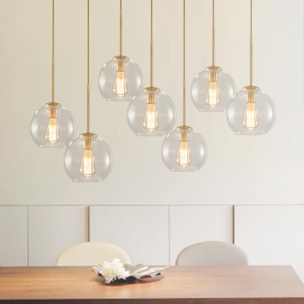 Zorunn Modern Metal Pendant Light - Lamp Copper