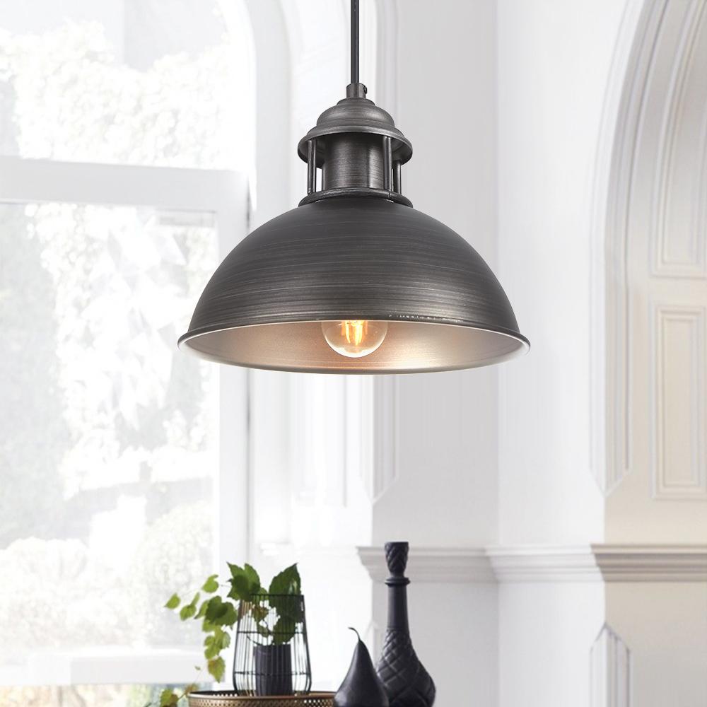 Vesino Industrial Metal Dome Pendant Light - Lamp Copper
