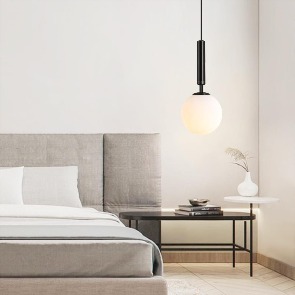 Ljoma Mid-century Minimalist Glass Pendant Light - Lamp Copper