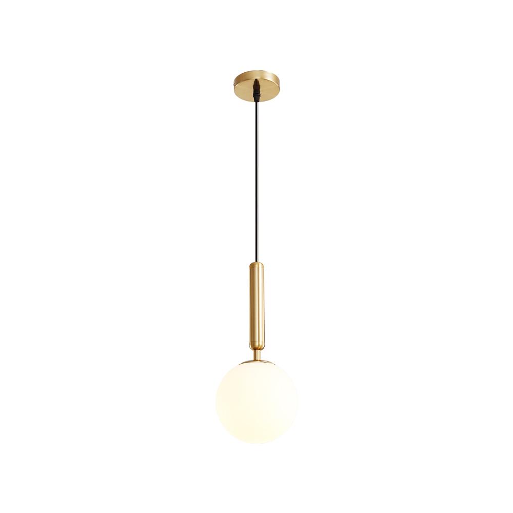 Ljoma Mid-century Minimalist Glass Pendant Light - Lamp Copper