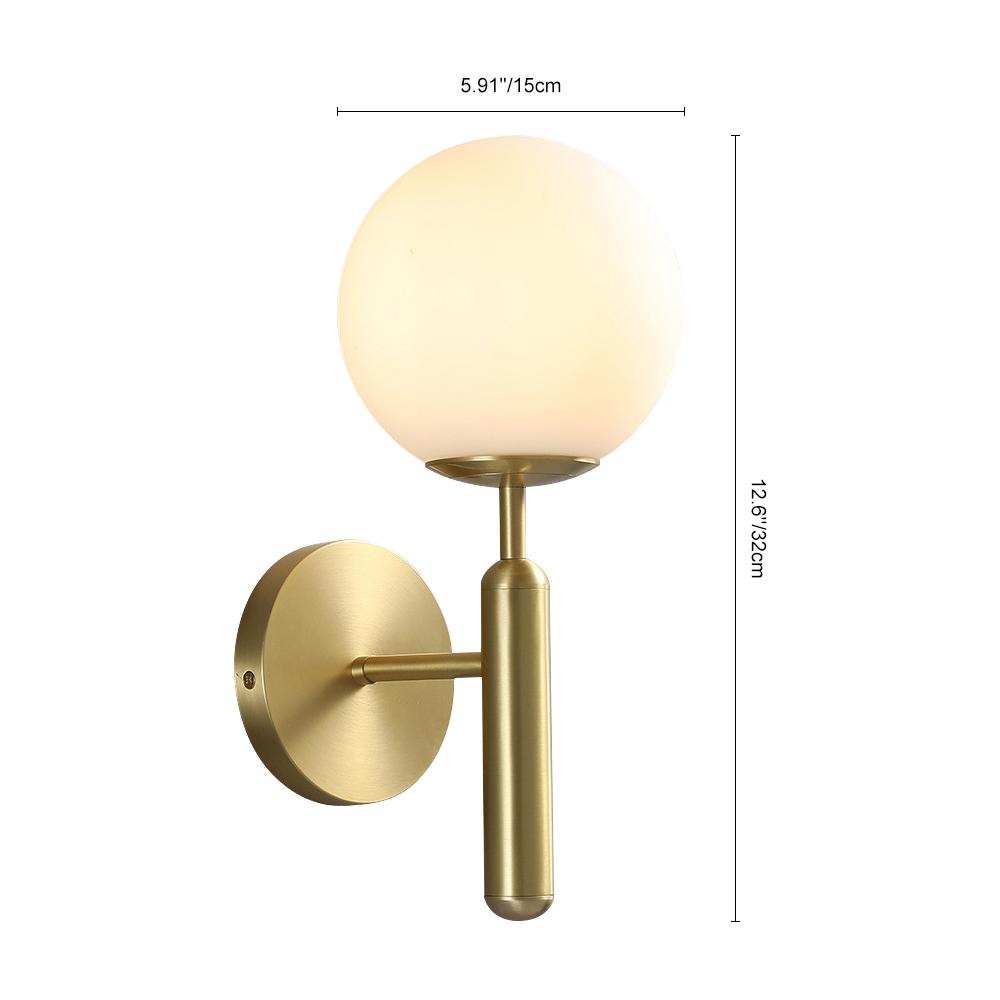 Yrari Mid-century Metal Wall Sconce - Lamp Copper