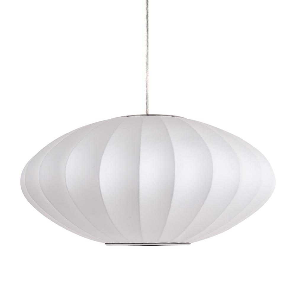 Mjolnir Single Modern Fabric Pendant Light - Lamp Copper