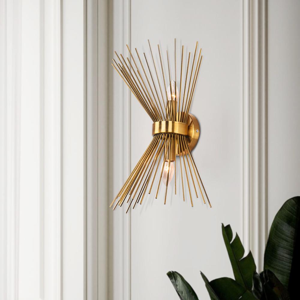 Blink Mid-century Modern Metal Wall Sconce - Lamp Copper