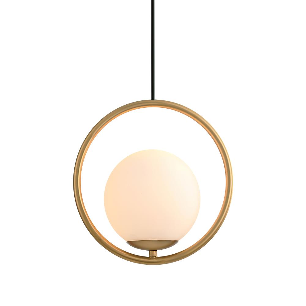 Qvistuva Modern Globe Metal Pendant Light - Lamp Copper