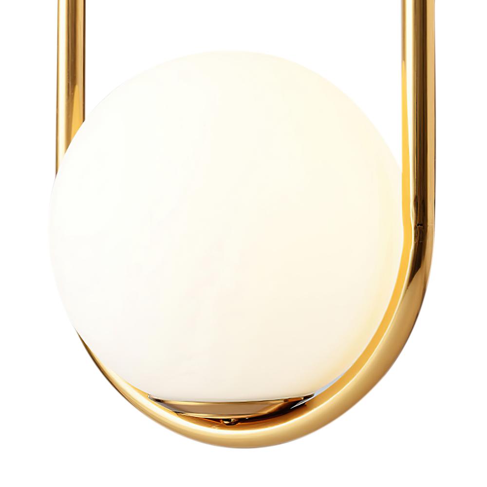 Qvistuva Modern Globe Metal Pendant Light - Lamp Copper