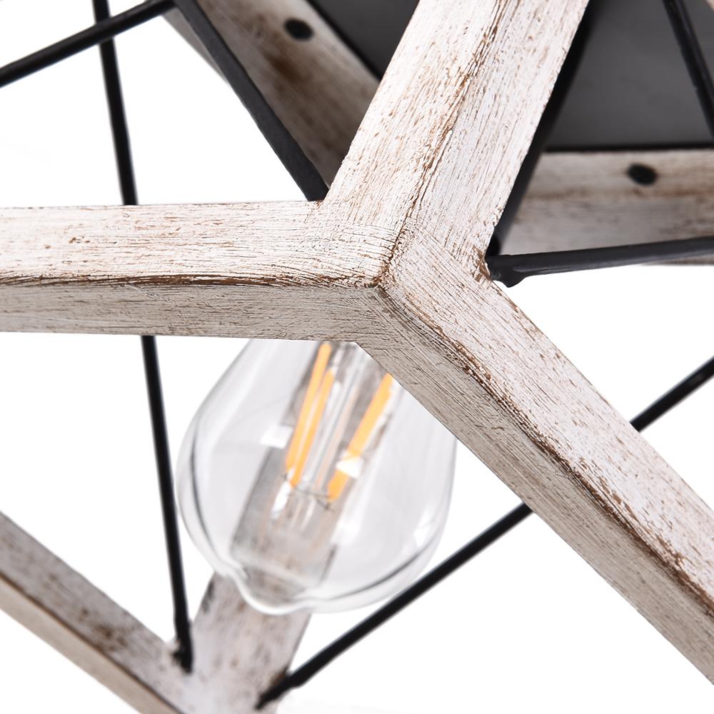 Ildar Modern Farmhouse Geometric Metal Pendant Light - Lamp Copper