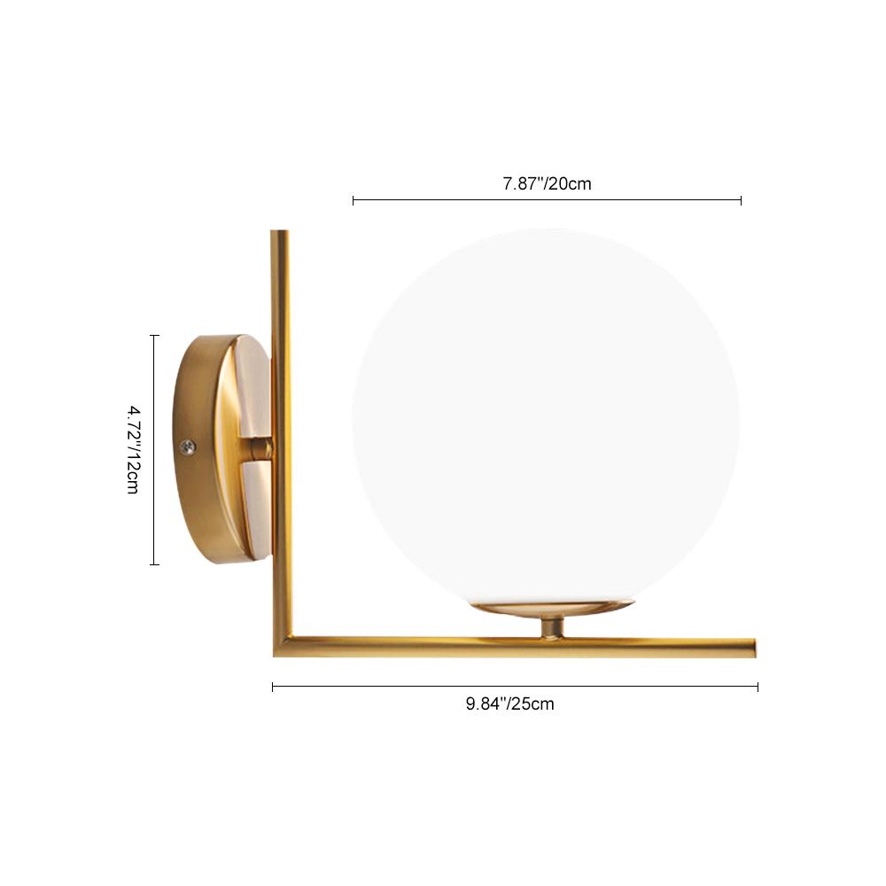 Xanthic Modern Mid-Century Metal Wall Sconce - Lamp Copper