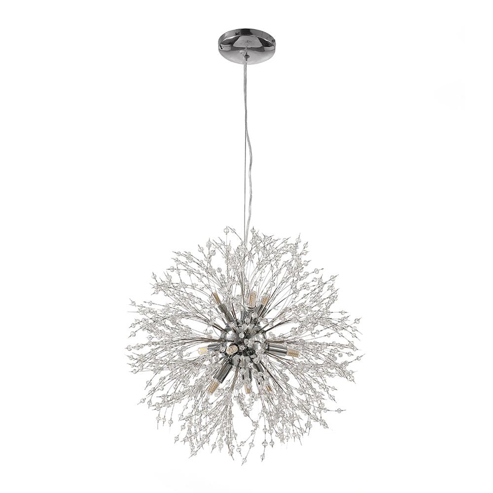 Alvsang Dandelion Crystal Metal Chandelier - Lamp Copper