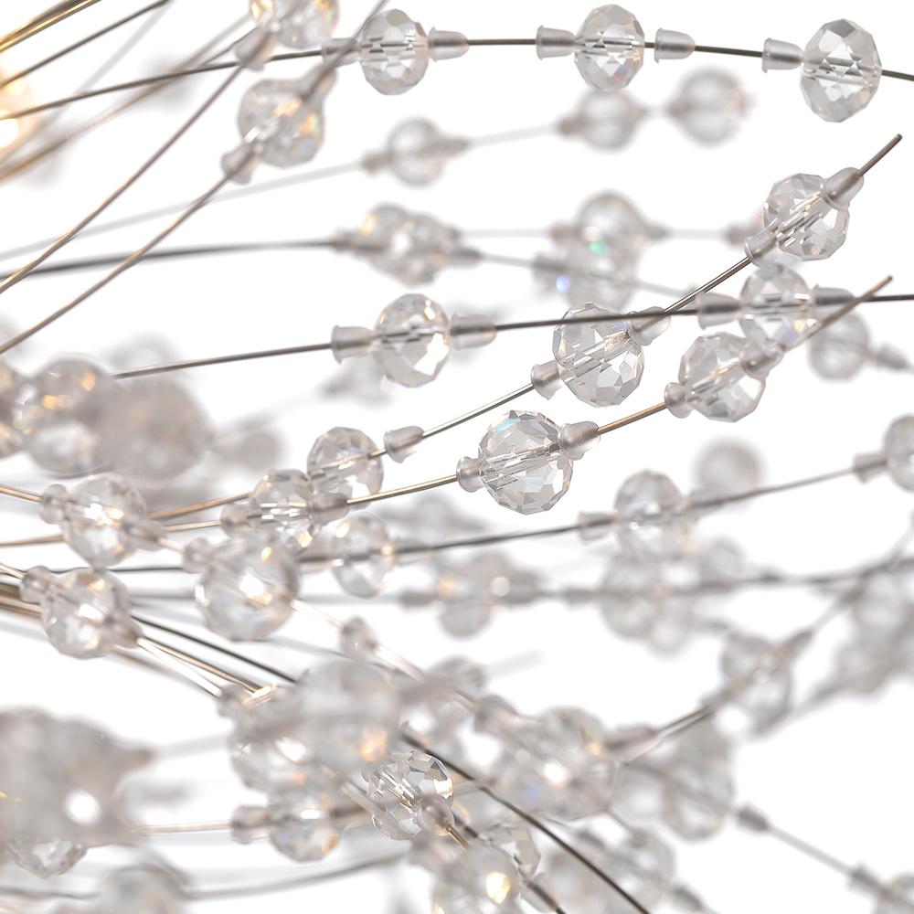 Alvsang Dandelion Crystal Metal Chandelier - Lamp Copper