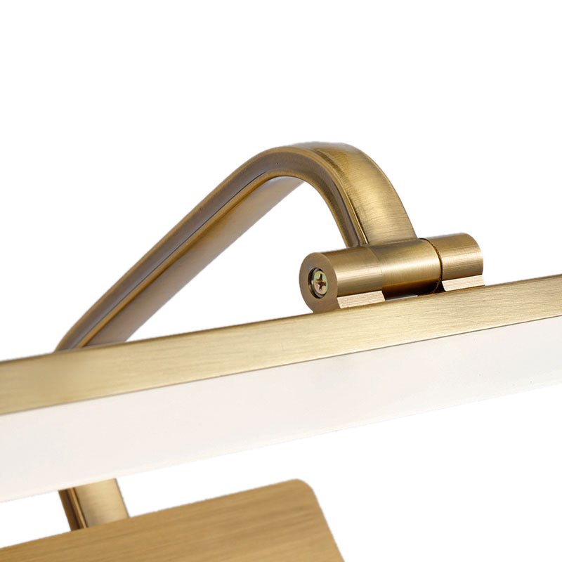 Oravel Linear Metal Acrylic LED Vanity Light - Lamp Copper