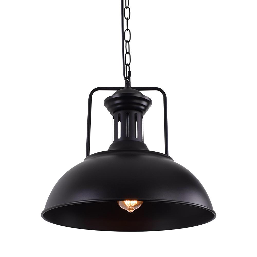 Ulven Industrial Metal Dome Pendant Light - Lamp Copper