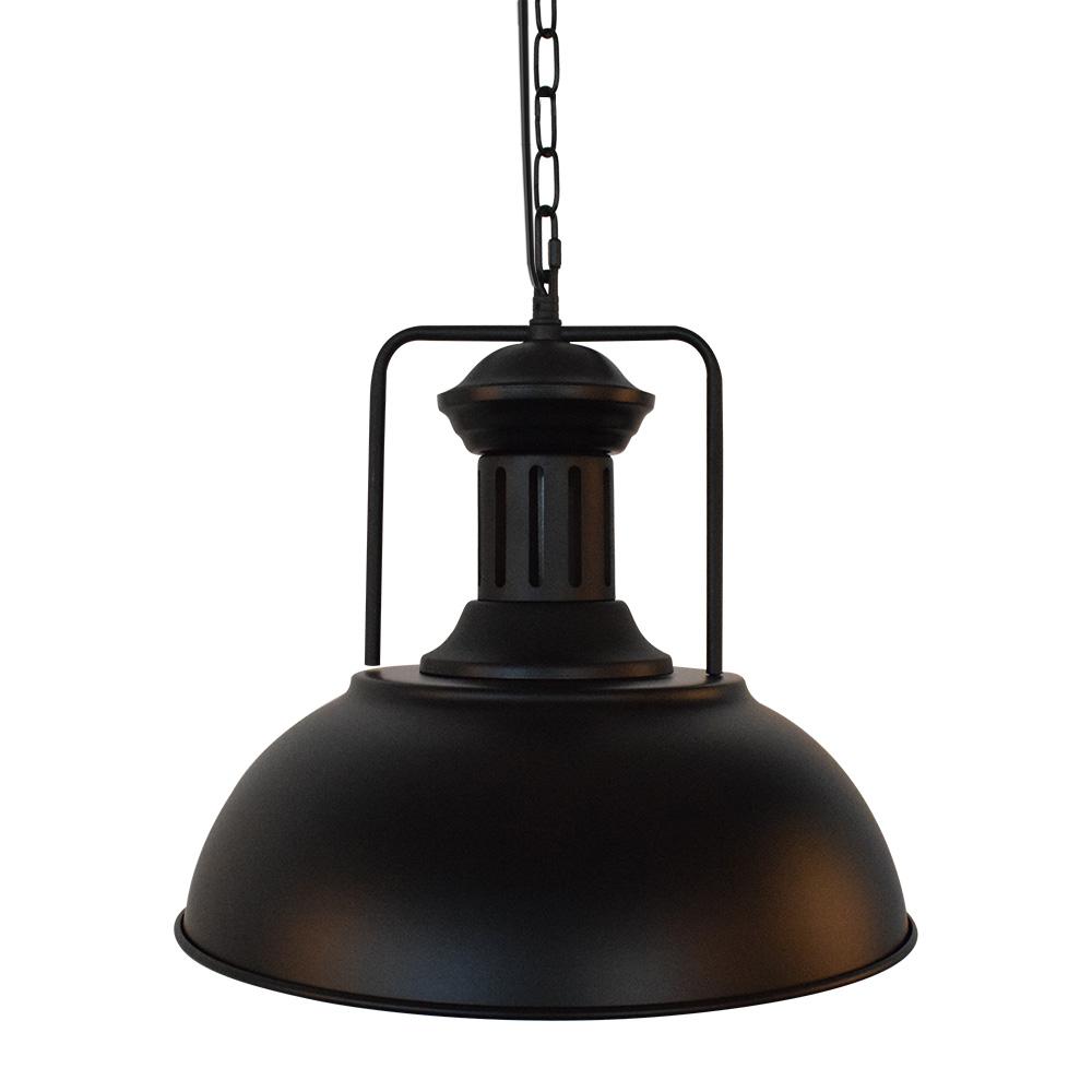 Ulven Industrial Metal Dome Pendant Light - Lamp Copper
